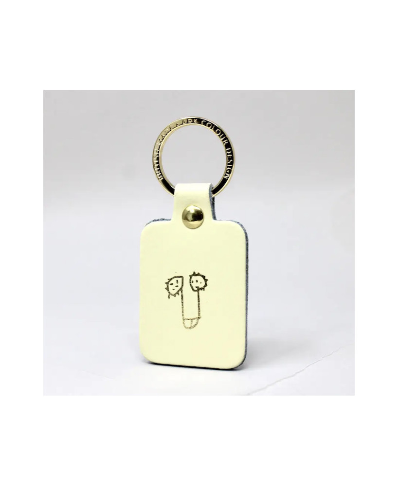 Porte-clés Pénis crème
