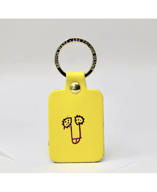 Porte-clés Pénis jaune
