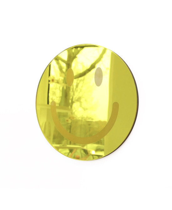 Miroir Smiley jaune