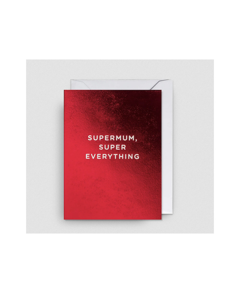 Petite carte Super Mum Super Everything