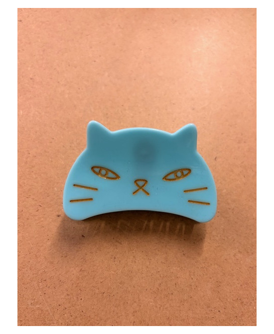 Pince à cheveux Chat baby blue