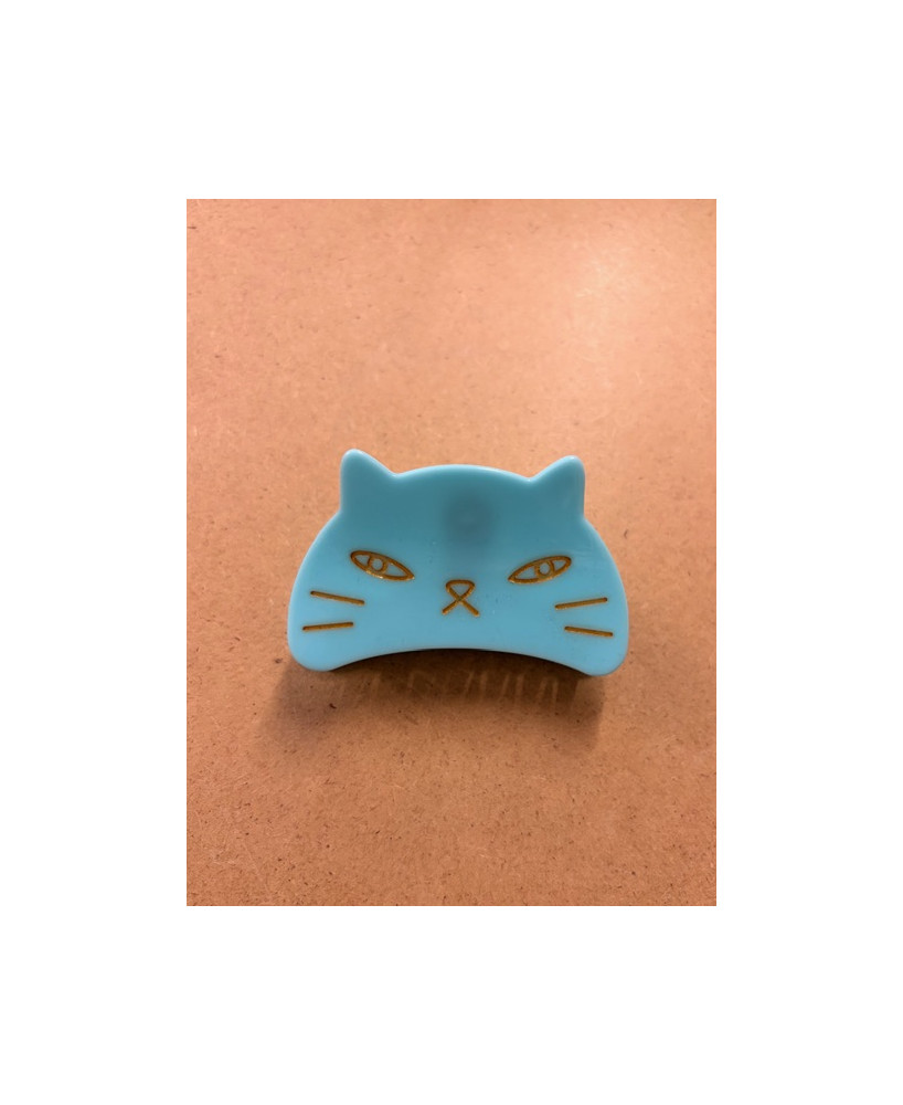 Pince à cheveux Chat baby blue