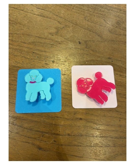 Broche Caniche