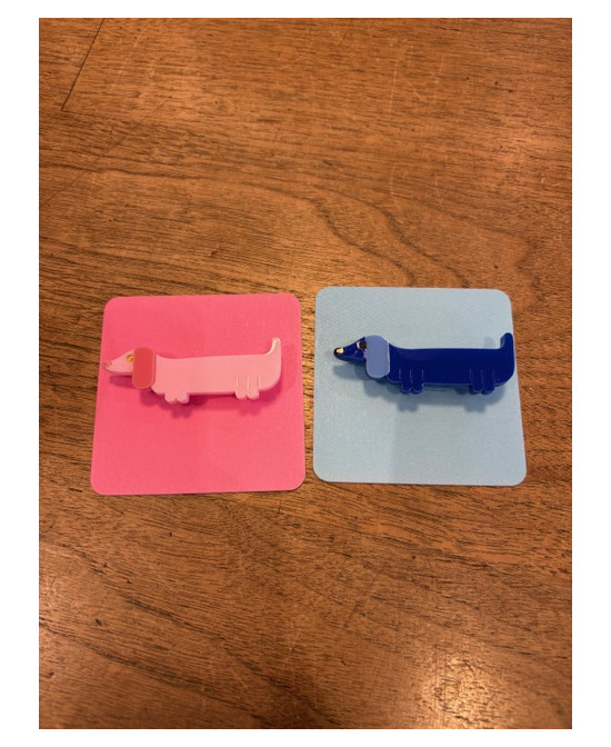 Broche Chien saucisse