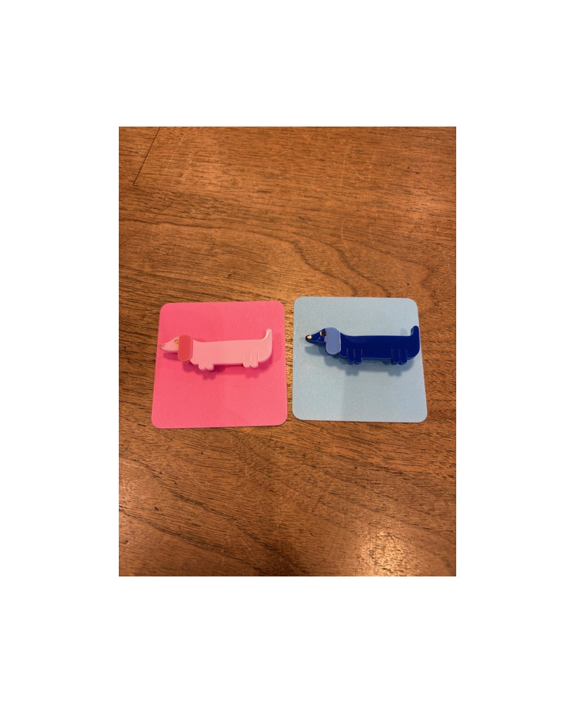 Broche Chien saucisse