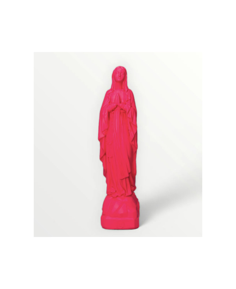 Statue Marie 17 cm Rose fluo