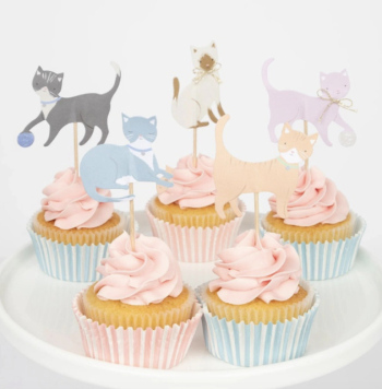 Set Chats pour Cupcakes