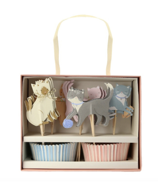 Set Chats pour Cupcakes