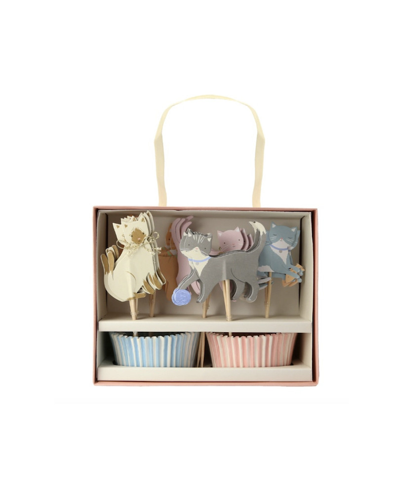 Set Chats pour Cupcakes