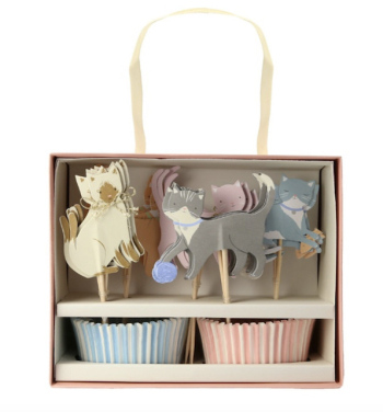 Set Chats pour Cupcakes