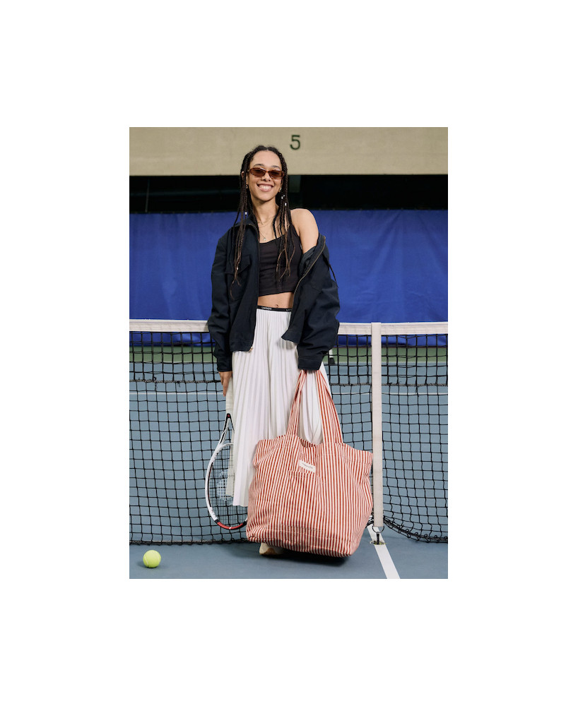 Sac Rive Droite Amelot lignes rouges