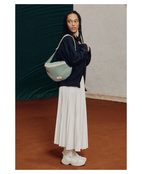 Sac banane Rive Droite Custine XL lignes vertes