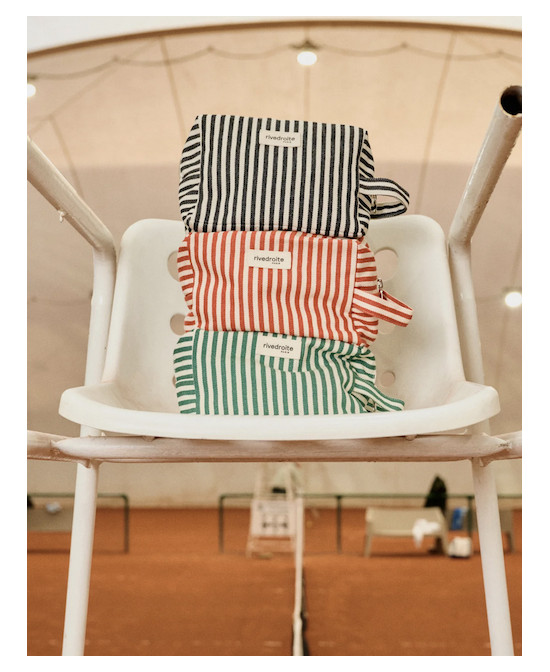 Trousse Rive Droite Tournelles XL lignes noires