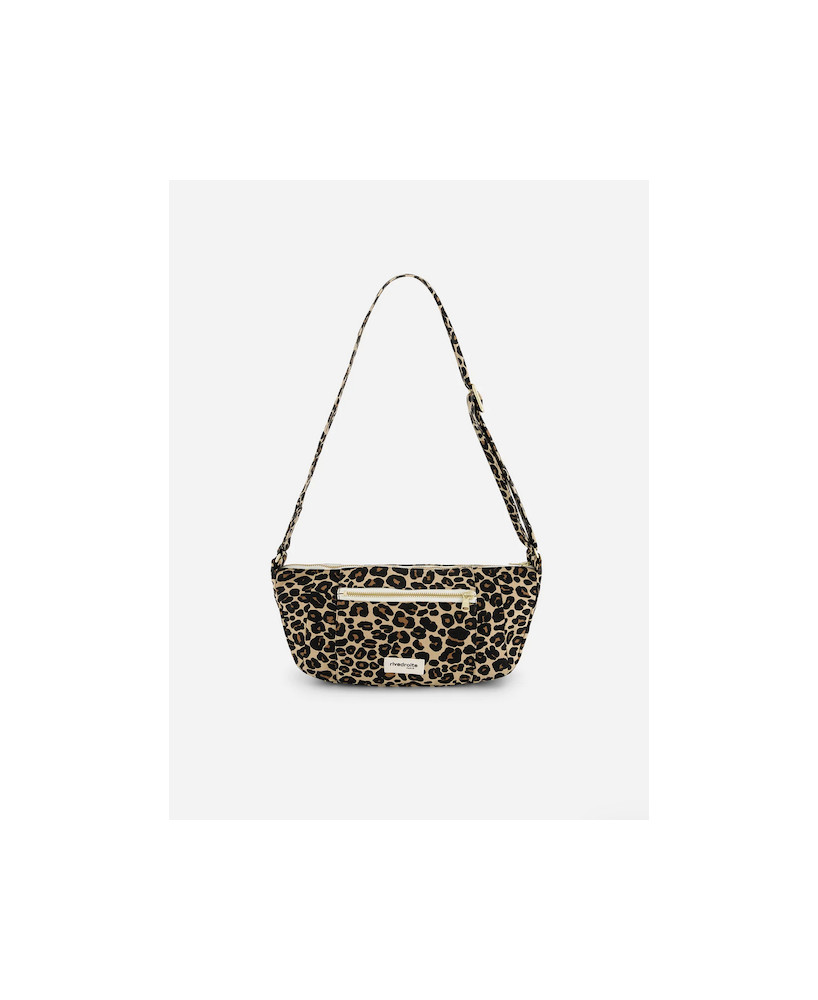 Sac Rive Droite Charlot XS Léopard Beige