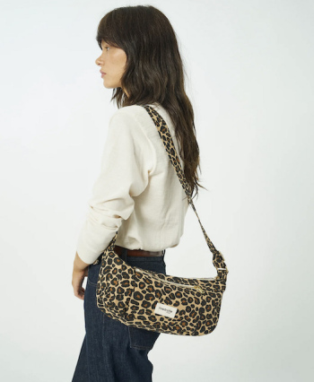 Sac Rive Droite Charlot XS Léopard Beige