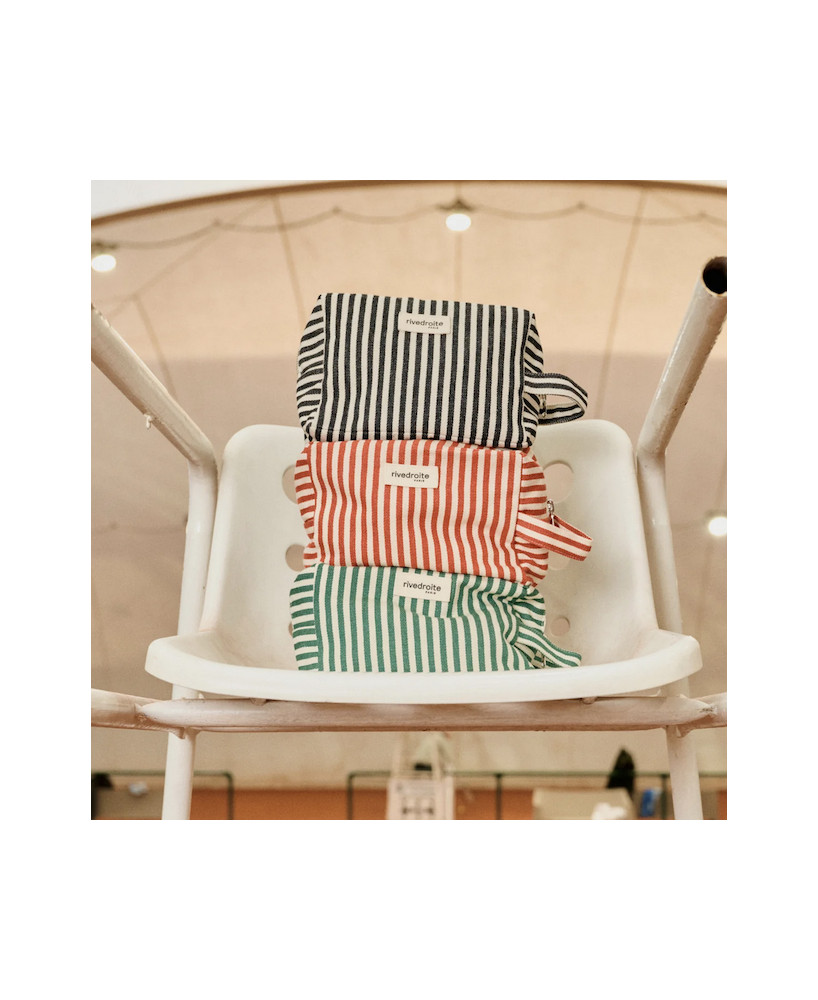Trousse Rive Droite Tournelles XL lignes rouges