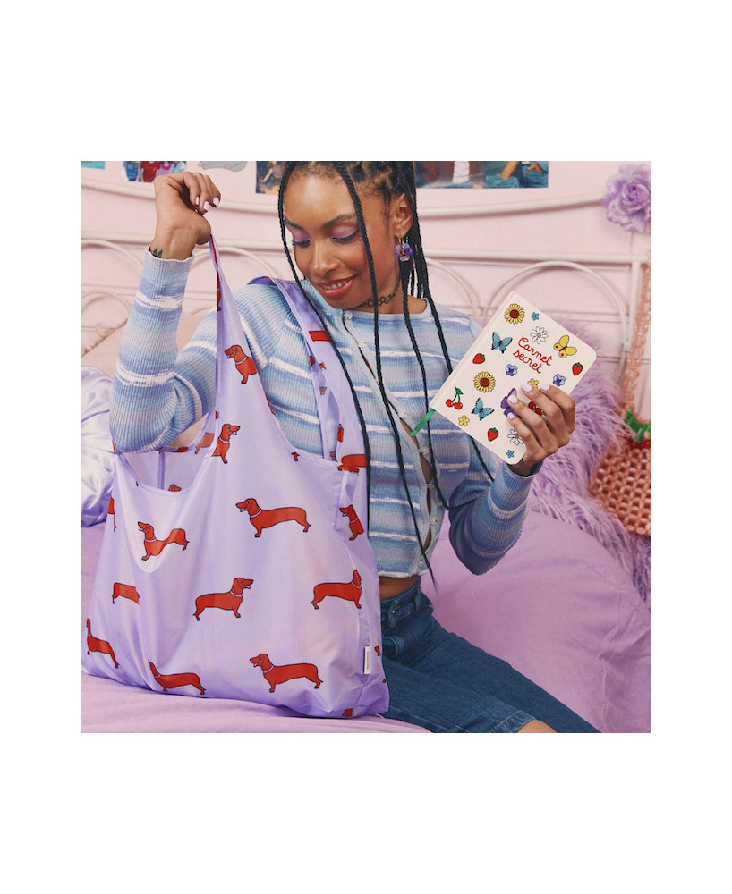 Sac réutilisable Teckel Coucou Suzette