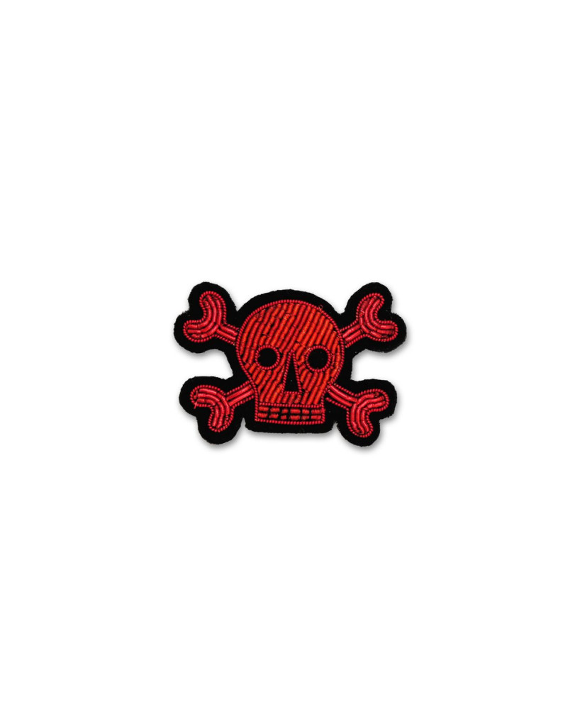 Broche brodée Corsaire rouge Macon&Lesquoy