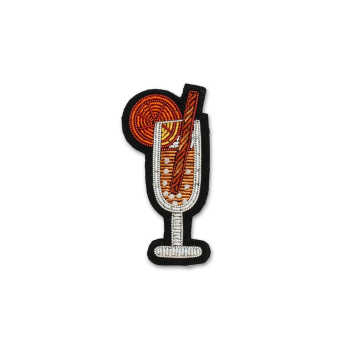 Broche brodée Mimosa Macon&Lesquoy