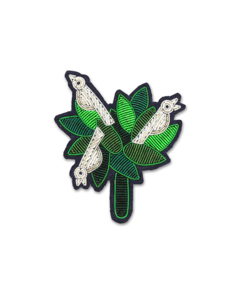 Broche brodée Arbre d'été Macon&Lesquoy