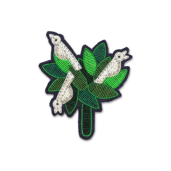 Broche brodée Arbre d'été Macon&Lesquoy
