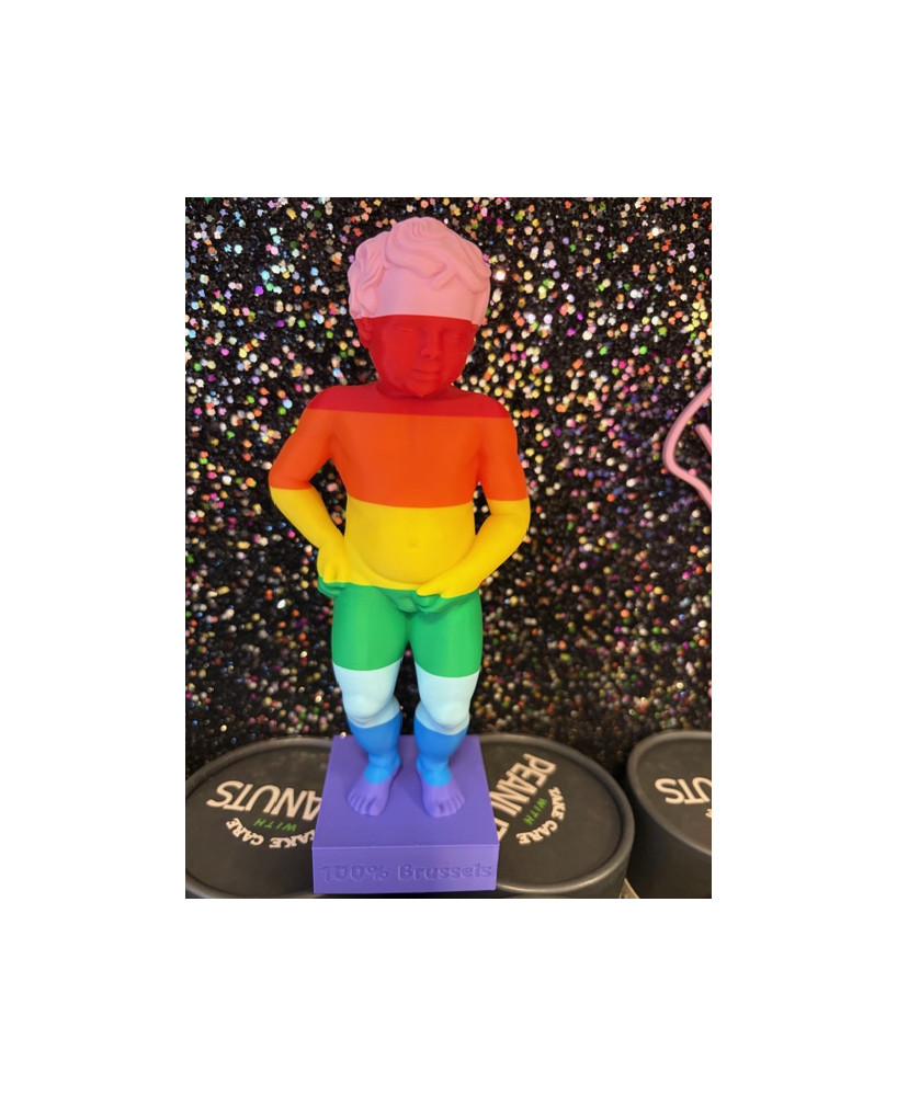 Manneken Pis 3D GM arc-en-ciel