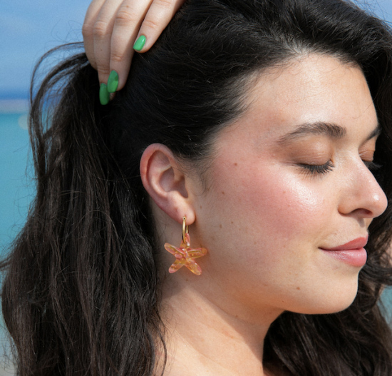 Boucles d'oreilles Coucou Suzette Etoile de mer