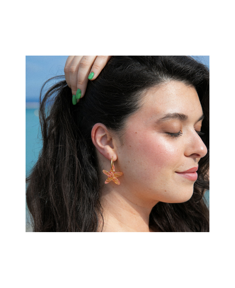 Boucles d'oreilles Coucou Suzette Etoile de mer