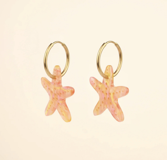 Boucles d'oreilles Coucou Suzette Etoile de mer