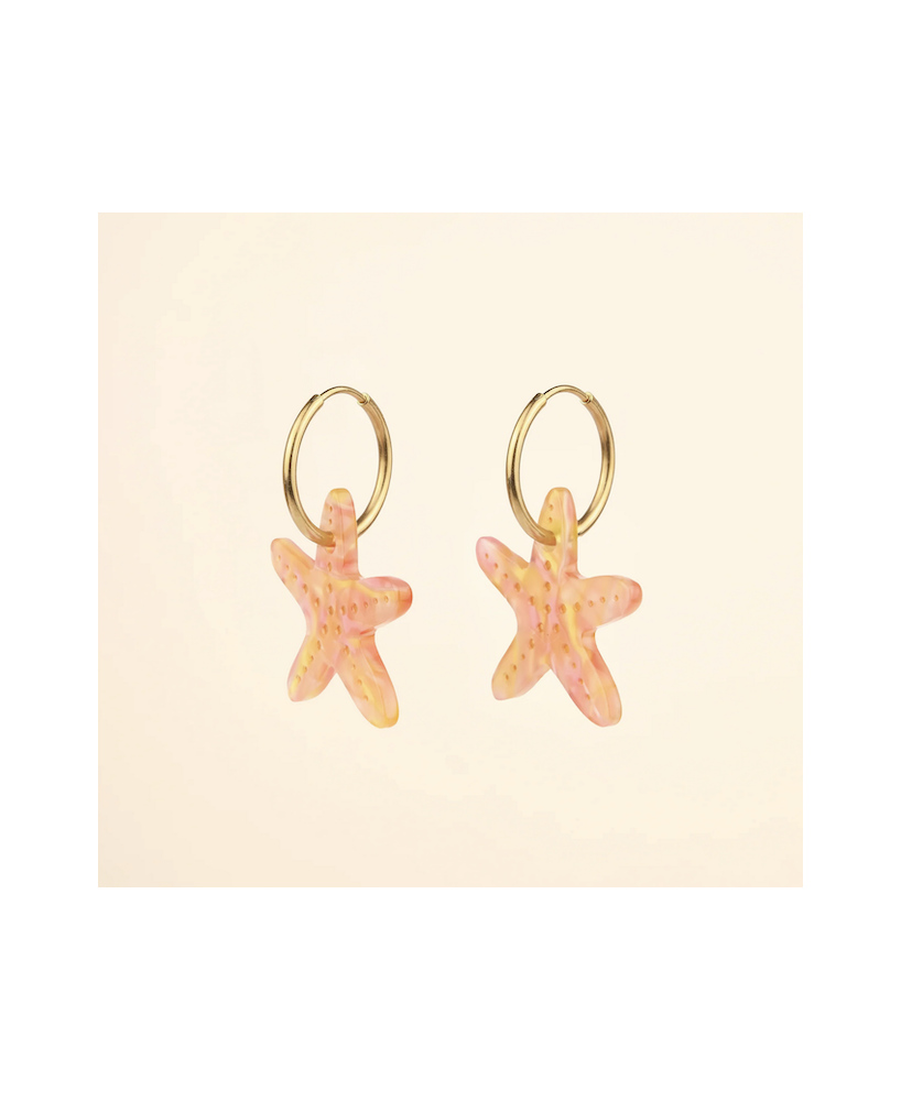 Boucles d'oreilles Coucou Suzette Etoile de mer