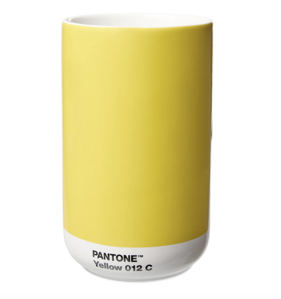 Mini vase Pantone Yellow 12C