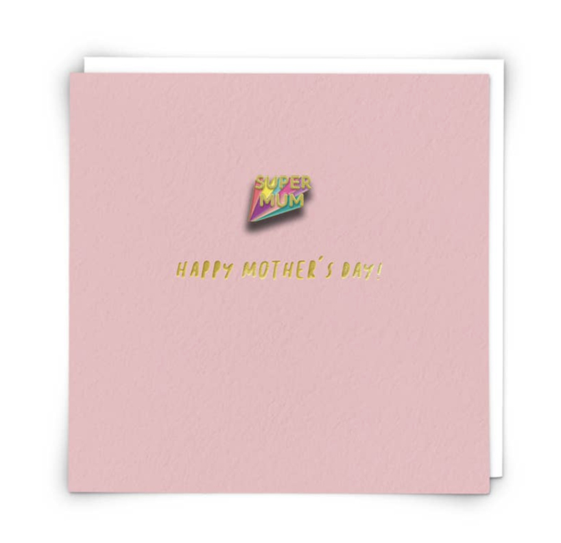 Carte Pins Super Mum