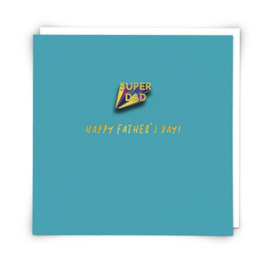 Carte Pins Super Dad