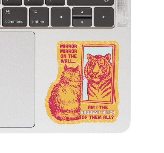 Sticker Mirror mirror