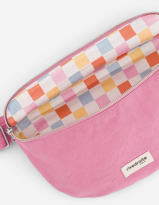 Sac banane Rive Droite Custine Rose bonbon