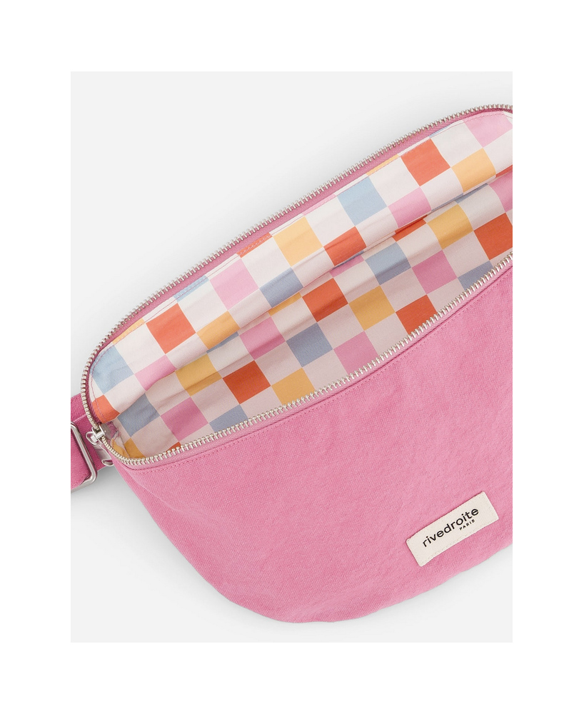 Sac banane Rive Droite Custine Rose bonbon