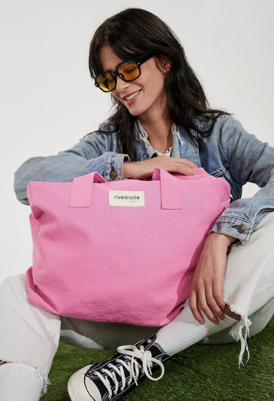 Sac Rive Droite Célestins Rose Bonbon