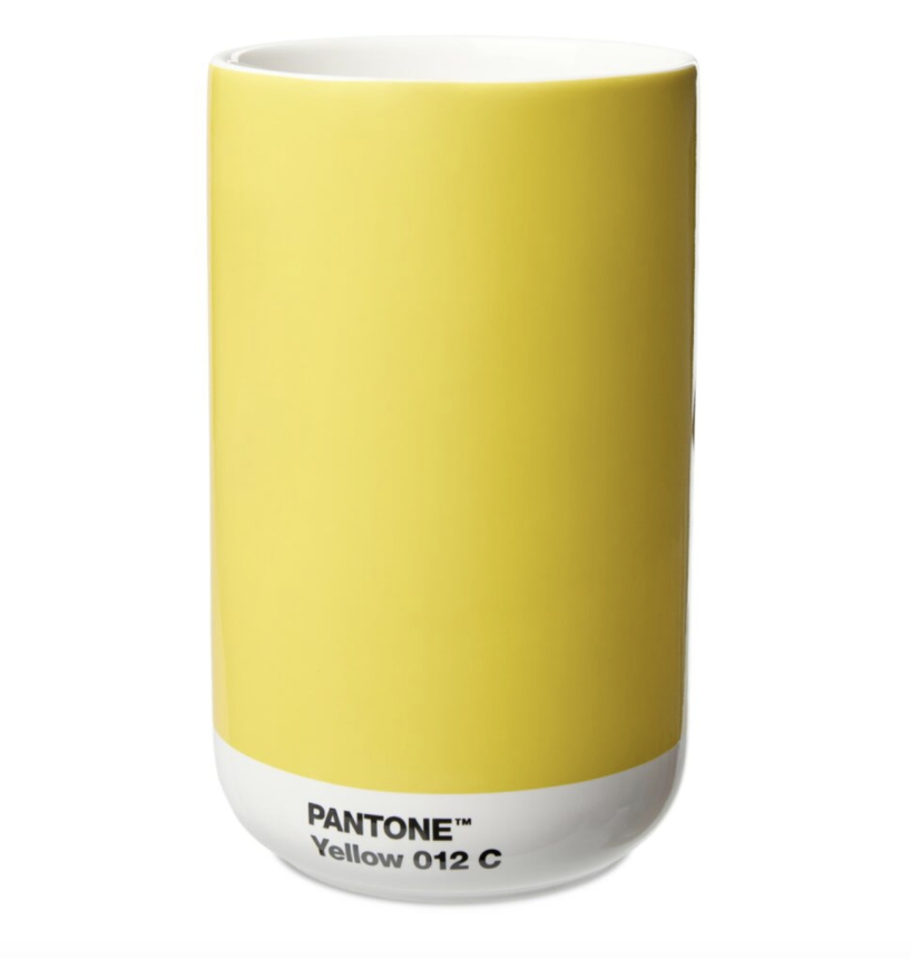 Mini vase Pantone yellow 12C