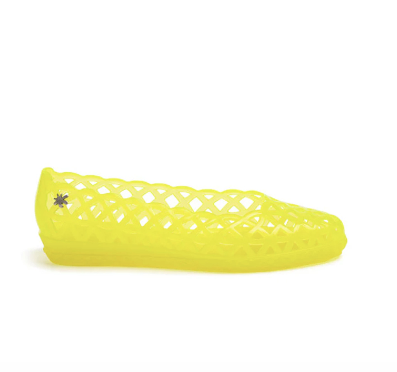 Ballerines Méduse Jutam jaune fluo
