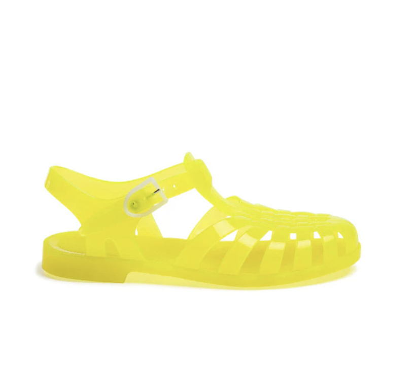 Sandales Méduse Sun jaune fluo