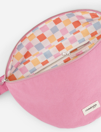 Sac banane Rive Droite Custine XL rose bonbon