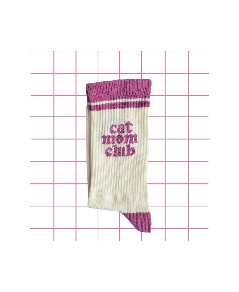 Chaussettes Cat Mom Club