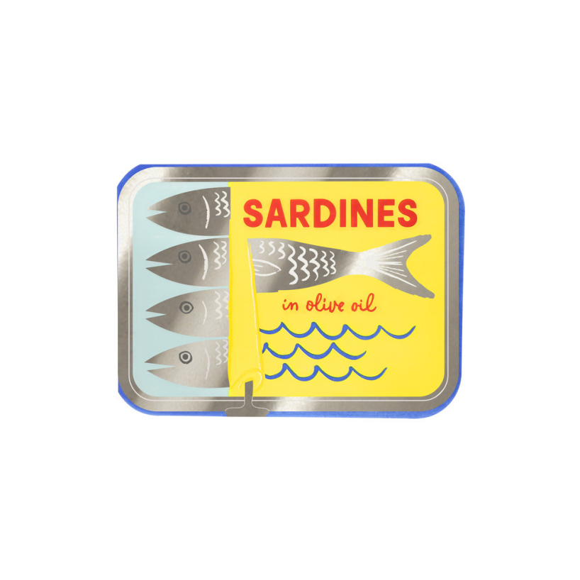 Serviettes Boîte de sardines