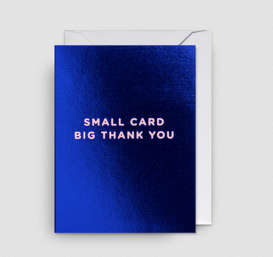Petite carte Small card big thank you