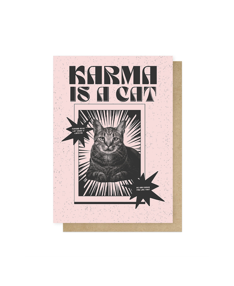 Carte Karma is a cat