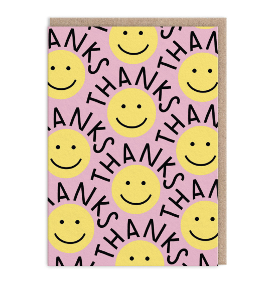 Carte Thanks Smileys