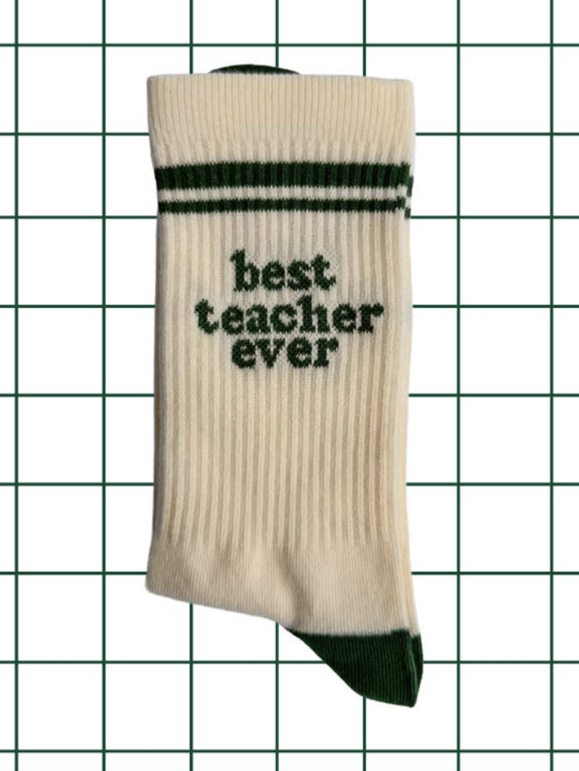Chaussettes Best teacher ever