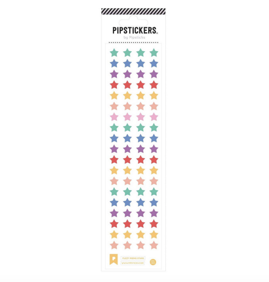 Planche stickers mini étoiles multicolorses