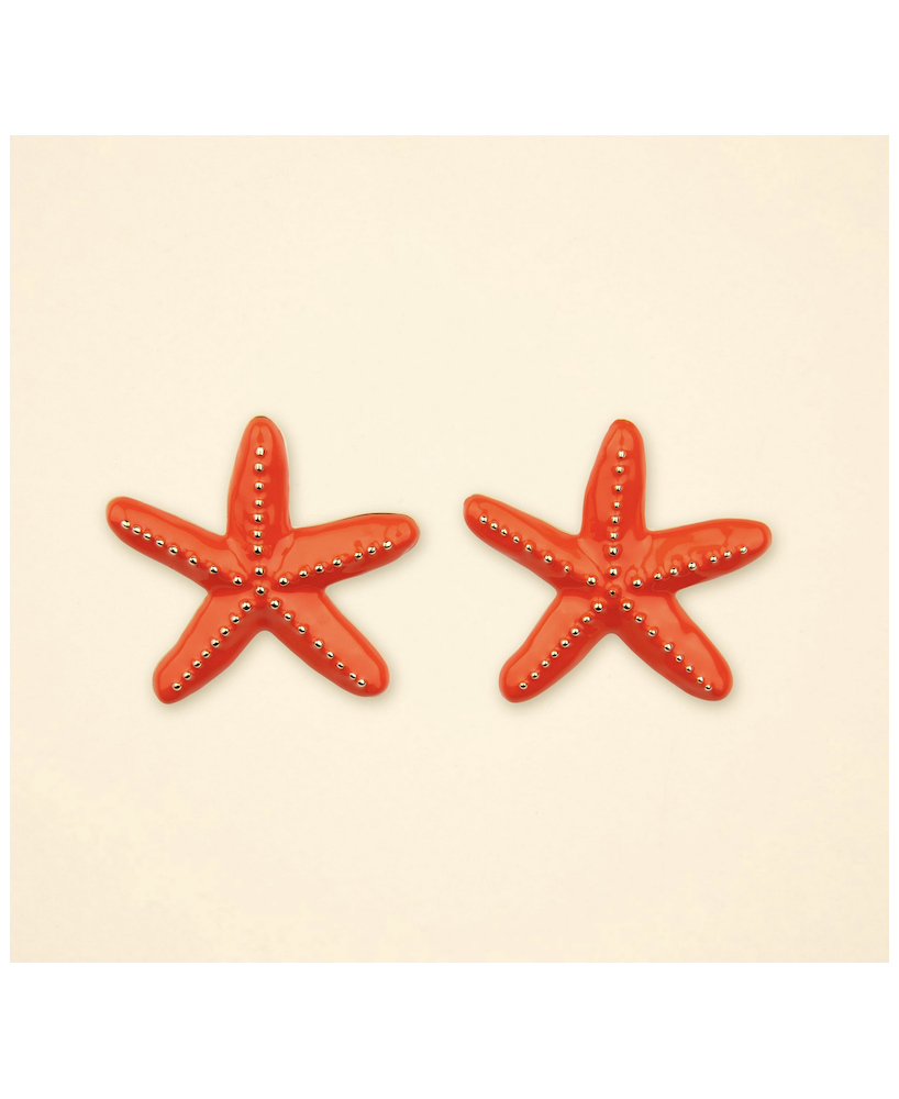 Boucles d'oreilles Coucou Suzette Etoiles de mer métal