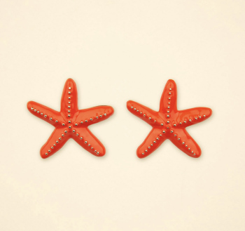 Boucles d'oreilles Coucou Suzette Etoiles de mer métal